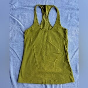 Lululemon Cool Racerback Heather Lime Green Women's Tank Top 4